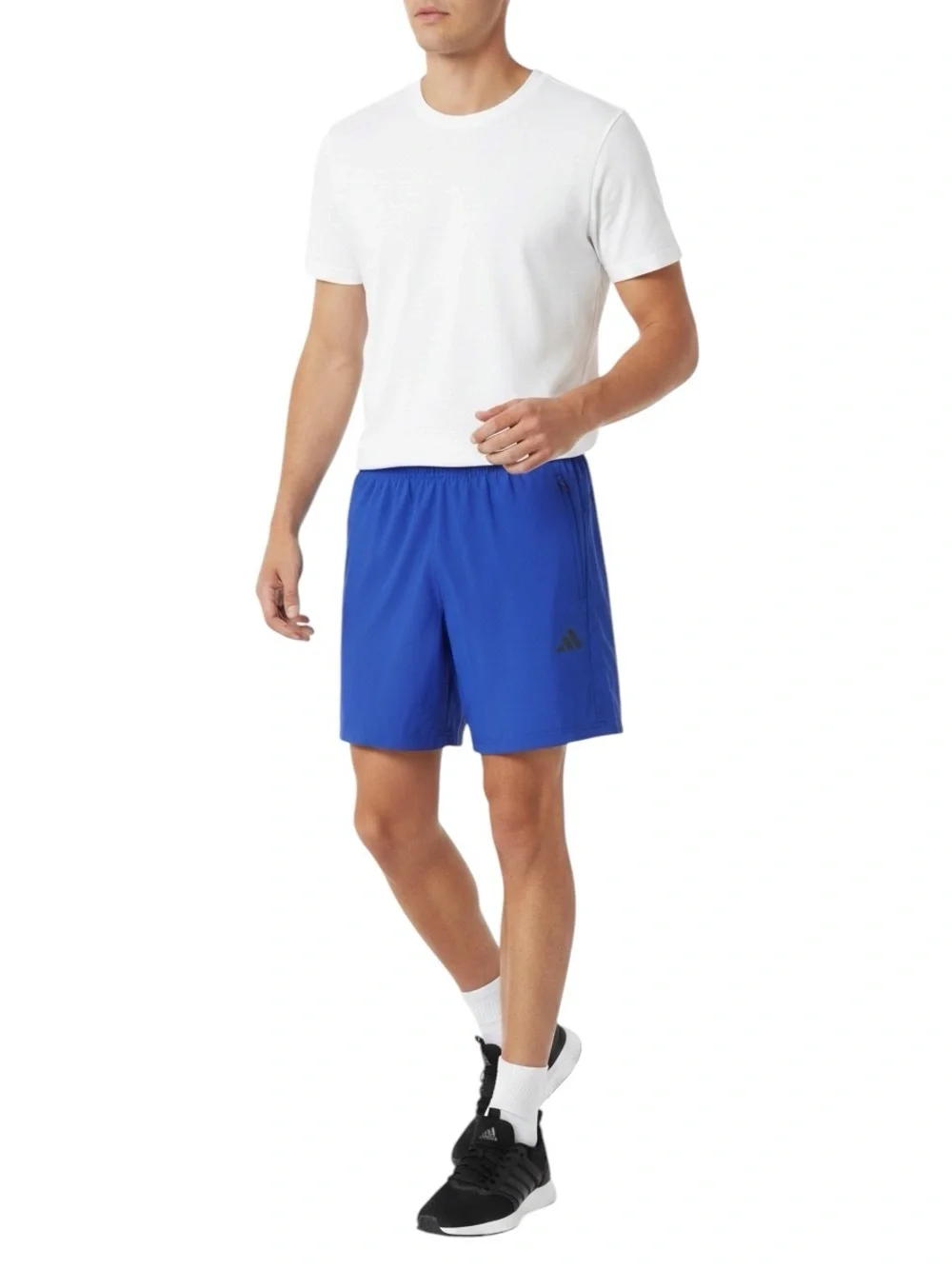🆕Adidas Men’s Blue Essentials Active Athletic Gym Training Shorts